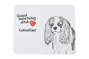 Cavalier King Charles Spaniel podkładka pod mysz z psem Art-Dog - Podkładki pod mysz - miniaturka - grafika 1