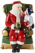 Pozostałe akcesoria świąteczne - Villeroy & Boch Figurka Mikołaj w fotelu Christmas Toys - miniaturka - grafika 1