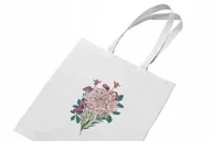 Torebki damskie - Torba Kwiaty Na Ramię Modny Wzór - miniaturka - grafika 1