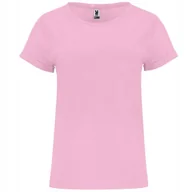 Koszulki i topy damskie - T-shirt damski Koszulka bawełniana z rękawem ROLY Cies CA6643 LIGHT PINK XL - miniaturka - grafika 1