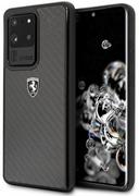 Etui i futerały do telefonów - Ferrari Hardcase FEHCAHCS69BK S20 Ultra G988 black/czarny Carbon Heritage - miniaturka - grafika 1