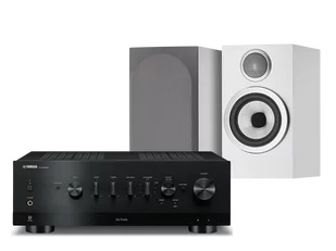 Yamaha R-N1000A (czarny) + 707 S3 (biały) - Zestawy stereo - miniaturka - grafika 1