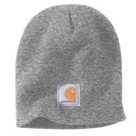 Czapki męskie - Czapka Carhartt Acrylic Knit Hat HGY Heather - miniaturka - grafika 1