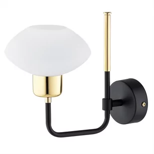 Rabat w koszyku Argon Ravello 8032 kinkiet lampa ścienna 1x15W E27 czarny/biały - Lampy ścienne - miniaturka - grafika 1