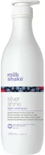Milk Shake Silver Shine Light Szampon do włosów blond i siwych neutralizujący żółte odcienie 1000ml - Szampony do włosów - miniaturka - grafika 1