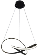 Lampy sufitowe - Milagro LAMPA WISZĄCA CAPPIO BLACK 36W LED ML6771 - miniaturka - grafika 1