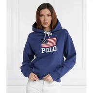 Bluzy damskie - POLO RALPH LAUREN Bluza FLG HD | Regular Fit - miniaturka - grafika 1