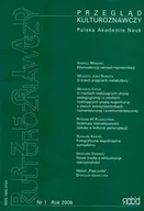 Książki o kulturze i sztuce - Przegl��d Kulturoanawczy Nr 1 Rok 2006 - miniaturka - grafika 1