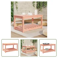 Stoły ogrodowe - The Living Store Stół ogrodowy - 82 -5x50 -5x45 cm - lite drewno daglezjowe - Stół Ogrodowy - miniaturka - grafika 1