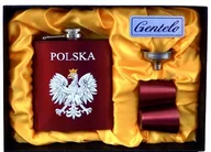 Piersiówki - Zestaw Upominkowy Piersiówka Z Kieliszkami I Lejek - miniaturka - grafika 1