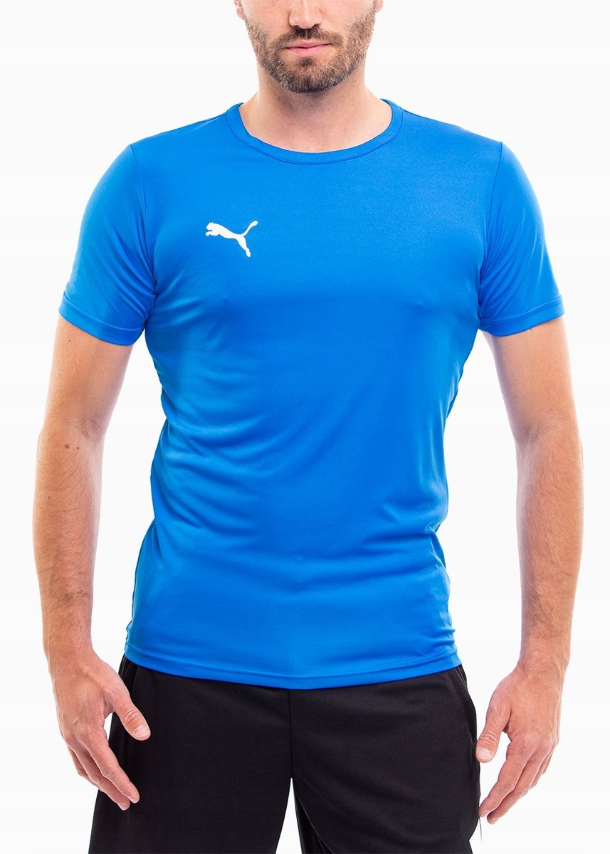 PUMA koszulka męska t-shirt sportowa z krótkim rękawem teamRISE roz. L