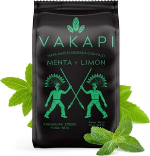 Yerba Mate Tea VAKAPI Menta y Limon 500g - paragwajska herbata mate z miętą i cytryną - mocna yerba mate liściasta 0,5kg - Yerba Mate - miniaturka - grafika 1
