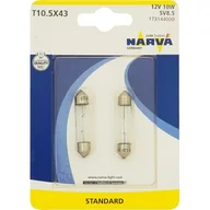 Żarówki samochodowe - Zestaw żarówek samochodowych C10 W rurki T10.5x43 SV8,5 12 V blister NARVA - miniaturka - grafika 1