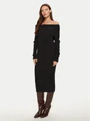 Sukienki - ONLY Sukienka dzianinowa Katia 15344233 Czarny Slim Fit - miniaturka - grafika 1