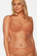 Biustonosze - Bella Misteria Biustonosz Morelowa Iluzja 104 95 F Pomarańczowy - miniaturka - grafika 1