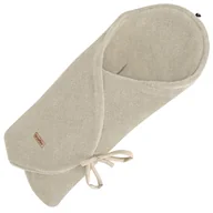 Śpiworki dla dzieci - Otulacz wełniany Sierra 0-12m beige - miniaturka - grafika 1