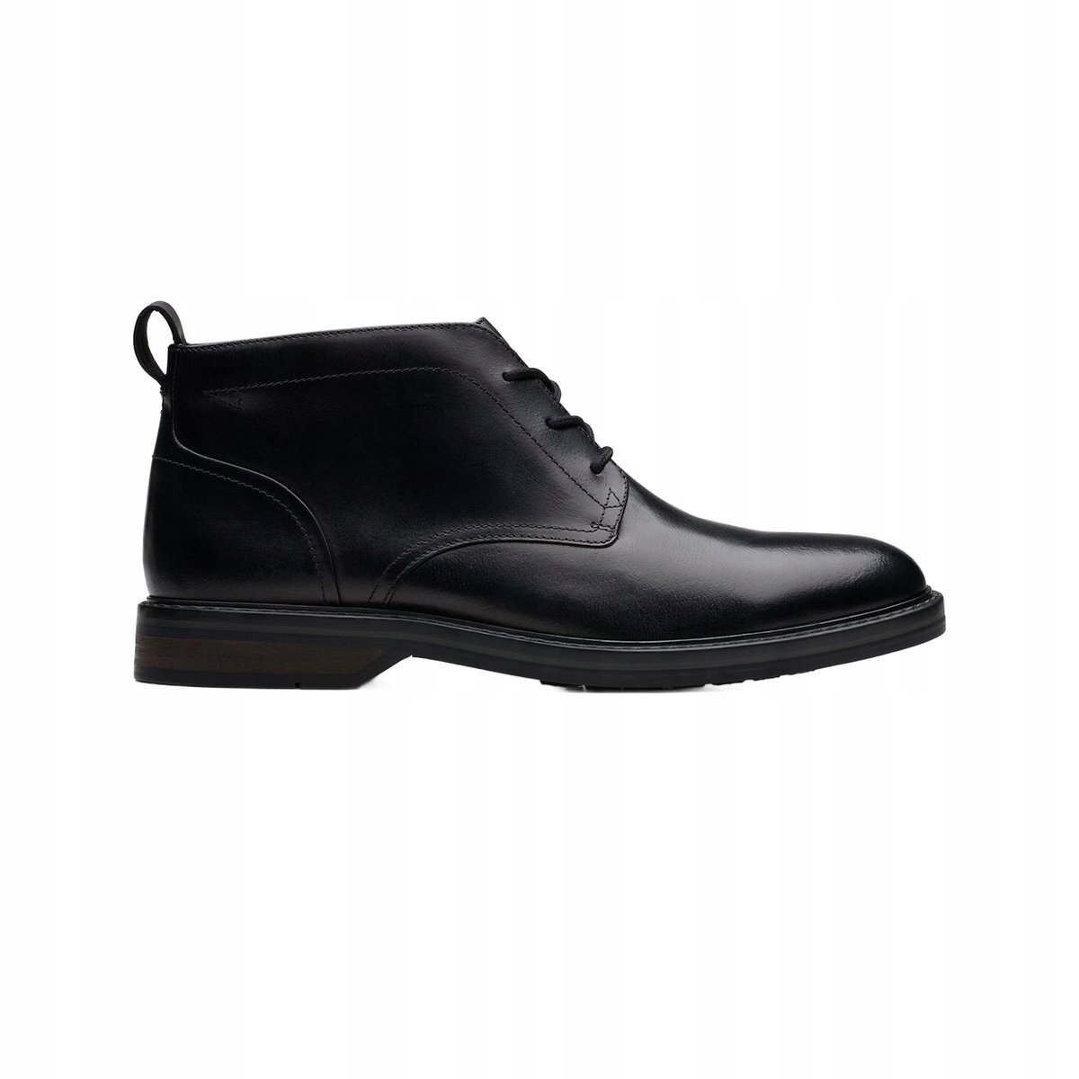 CLARKS CZARNE SKÓRZANE PÓŁBUTY MIĘKKA PODESZWA NA CO DZIEŃ 44,5 16DA