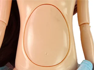 Lalka Dla Dzieci W Ciąży Niebieska Sukienka - Lalki dla dziewczynek - miniaturka - grafika 6