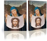 Ikony i obrazy sakralne - Ikona religijna Święta Weronika z Chustą - miniaturka - grafika 1