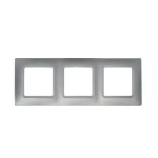 Legrand Ramka potrójna Niloe Selection 762053 stal - Klawisze i ramki - miniaturka - grafika 1