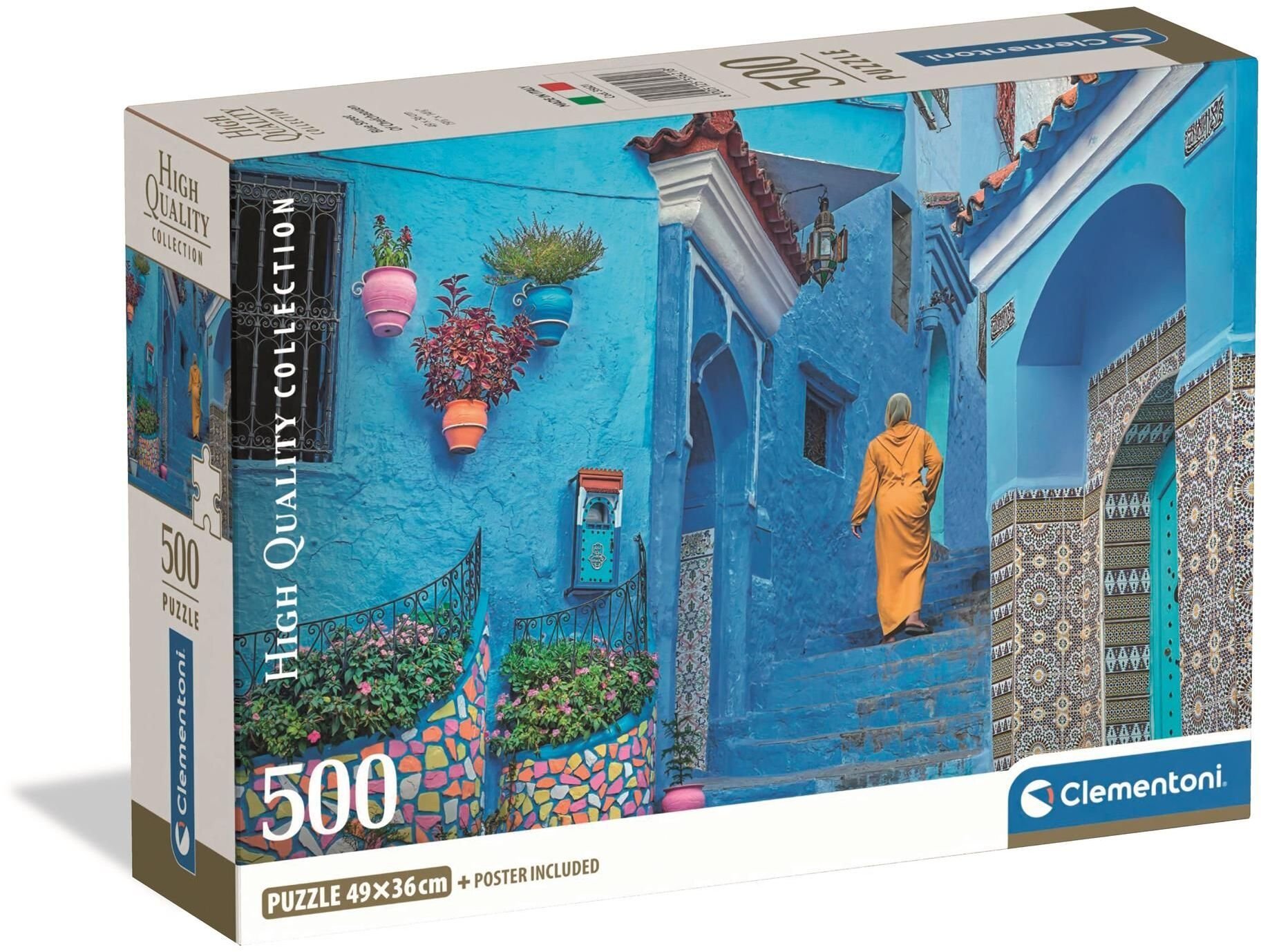 CLE puzzle 500 Compact Blue StreetOfChefch...35621