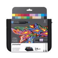 Kredki, ołówki, pastele i pisaki - Zestaw promarkerów, Winsor&Newton, 24 sztuki - miniaturka - grafika 1