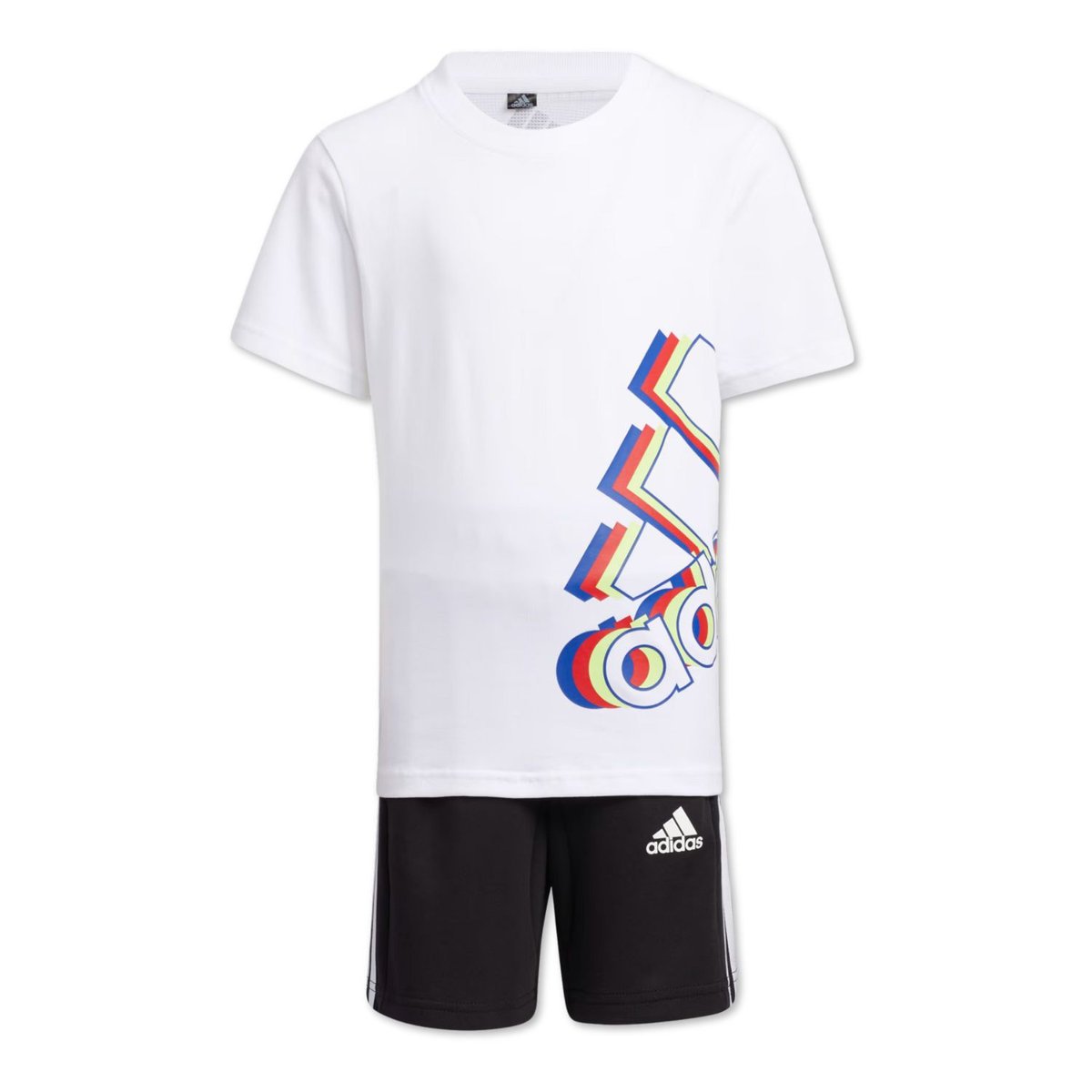 Koszulka + spodenki komplet dziecięcy Adidas Logo bawełniany-116