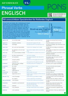 PONS Phrasal Verbs auf einen Blick - Pozostałe książki - miniaturka - grafika 1