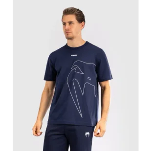 Venum T-Shirt Koszulka Giant Contender Navy Blue - Koszulki sportowe męskie - miniaturka - grafika 1