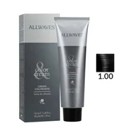 Farby do włosów i szampony koloryzujące - ALLWAVES Profesjonalna farba do włosów 100ml 1.00 - miniaturka - grafika 1