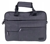 Torby na laptopy - Torba na laptopa DONAU TRAVEL Budapest, 14", 3l, szara 11523241-10 - miniaturka - grafika 1