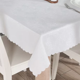 Markizeta Pela Obrus wodoodporny 130x160 kolor biały 001 TORENA/206/C01/130160/1 - Obrusy i serwetki - miniaturka - grafika 1