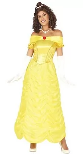 Fiestas Guirca Fiesta Guirca księżniczka sukienka żółta damska księżniczka sukienka balowa kostium, m - Stroje karnawałowe - miniaturka - grafika 1
