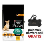 Sucha karma dla psów - Purina Pro Plan Small & Mini Adult Optibalance, 7kg + Pojemnik na woreczki GRATIS - miniaturka - grafika 1