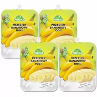 Desery dla dzieci - Purena Przecier bananowy 100% Zestaw 4 x 350 g - miniaturka - grafika 1