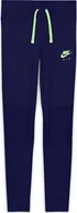Legginsy - Nike Legginsy Nike Air Big Kids' Girls' Training Leggings DA1003 492 DA1003 492 granatowy L 147-158cm - miniaturka - grafika 1