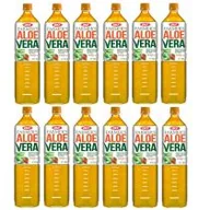 Soki i napoje niegazowane - Okf Napój Farmer`s Aloe Vera z cząstkami aloesu Mango Zgrzewka 12 x 1.5 l - miniaturka - grafika 1