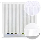 Firany - Firana prosta z Lamówką 110x200 Firany do kuchni - miniaturka - grafika 1