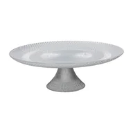 Tace i patery - Patera szklana Tognana Natale Lust, 28 cm, srebrna - miniaturka - grafika 1