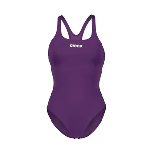 Damski Strój kąpielowy ARENA WOMEN'S TEAM SWIMSUIT SWIM PRO SOLID 004760/911 – Fioletowy - Stroje kąpielowe - miniaturka - grafika 1