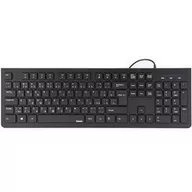 Klawiatury - Hama Basic KC-200, CZ/SK (182681) Czarna - miniaturka - grafika 1