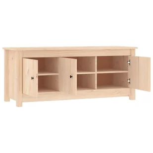 Lumarko Szafka na buty, 110x38x45,5 cm, lite drewno sosnowe - Szafki na buty - miniaturka - grafika 5