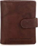 Portfele - SPIKES & SPARROW Skórzany portfel Bronco Billfold Wallet RFID ciemnobrązowy ciemnobrązowy - miniaturka - grafika 1