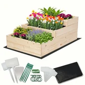 Szklarnie ogrodowe - Skrzynia na warzywa warzywniak grządka drewniany 60x90 ZESTAW EKO / Wamar-Sosenka - miniaturka - grafika 1