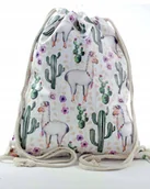 Plecaki worki - MOCNY DUŻY WOREK PLECAK TORBA GUMOWANY ALPAKI - miniaturka - grafika 1