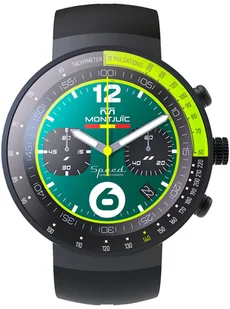 Zegarek Zegarek Montjuic MJ2.0906.B Chrono Green - Zegarki męskie - miniaturka - grafika 1