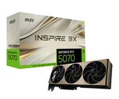 Karty graficzne - MSI GeForce RTX 5070 Inspire 3X OC 12GB GDDR7 DLSS4 - miniaturka - grafika 1