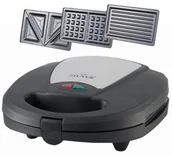 Śmietana - OPIEKACZ 3W1 TOST/GRIL/GOFR SANDWICH MAKER ZILNER ZL-113 - miniaturka - grafika 1