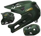 Kaski rowerowe - Kask rowerowy dziecięcy ABUS YOUDROP FF moss green S (48-55cm) - miniaturka - grafika 1