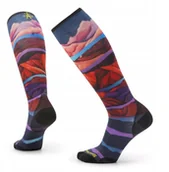 Skarpety termoaktywne - Smartwool Skarpety damskie narciarskie Ski Zero Cushion Print 150, r.M 38-41 - miniaturka - grafika 1